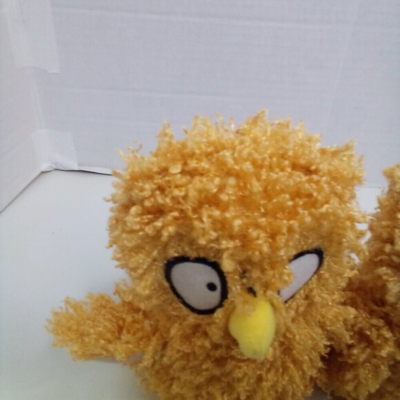 Fiesta Mr Frizzle Plush Chicken NO GLASSES 7.5" Lot of 2 - Picture 6 of 13